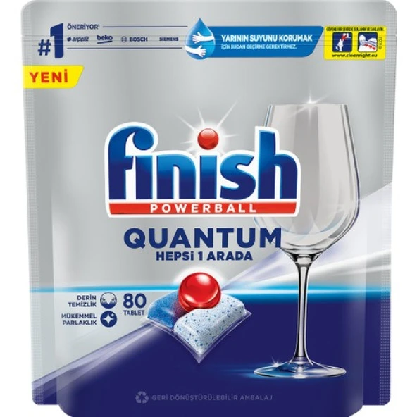 FINISH QUANTUM 80'LI TABLET 3209073