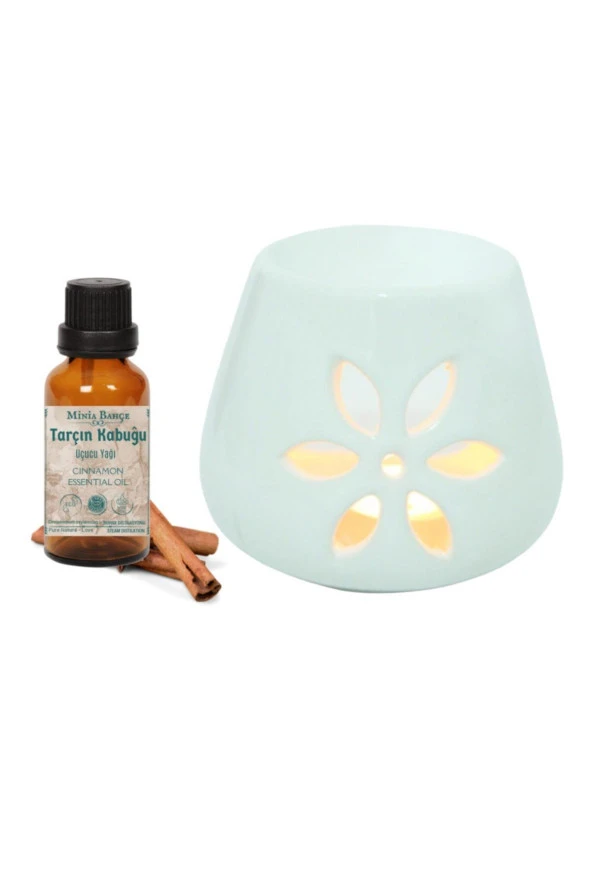 Tarçın Kabuğu Yağı Ve Buhurdanlık Seti