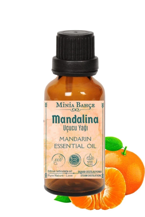 Mandalina Uçucu Yağı , %100 Saf, 10ml