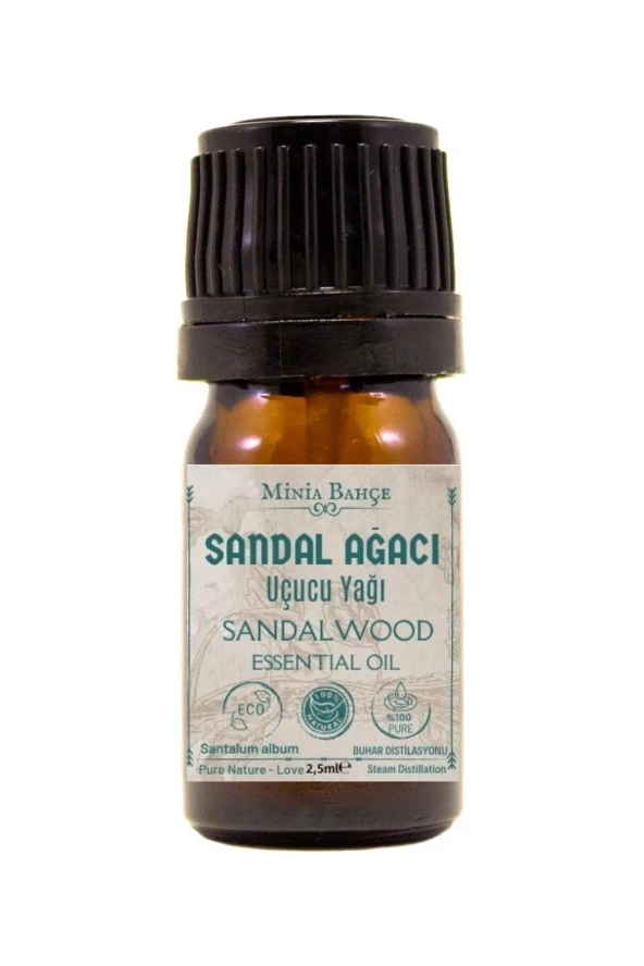 Sandal Ağacı Uçucu Yağı, %100 Saf, 2,5 Ml ürün görseli 1