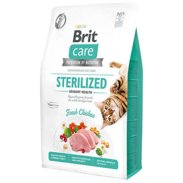 Brit Care Tahılsız Sterilised Urinary Tavuklu Kedi Maması 2kg