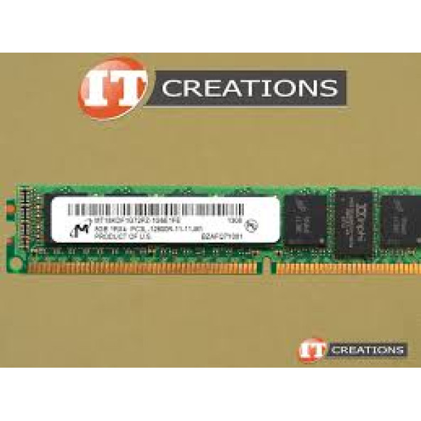 Micron MT18KDF1G72PZ-1G6E1FE  8GB DDR3-1600MHz PC3L-12800 ECC CL11 240-Pin VLP RDIMM 1.35V Server Ram - 4