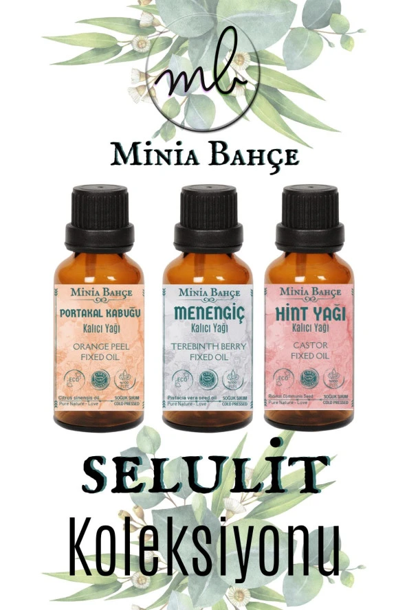 Menengiç Yağı 20ml, Portakal Yağı 20ml, Hint Yağı 20ml, %100 Saf ürün görseli 1