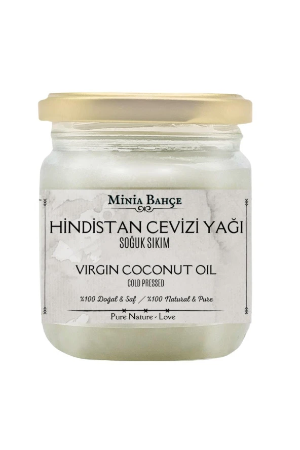 Soğuk Sıkım Hindistan Cevizi Yağı %100 Doğal & Saf 150 Gr