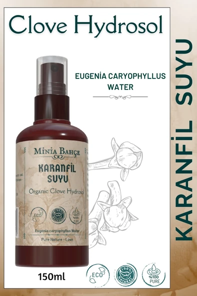 Karanfil Suyu -%100 Doğal Hidrosol, 150ml