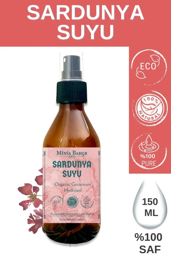 Organik Sardunya Suyu -%100 Doğal, 150ml