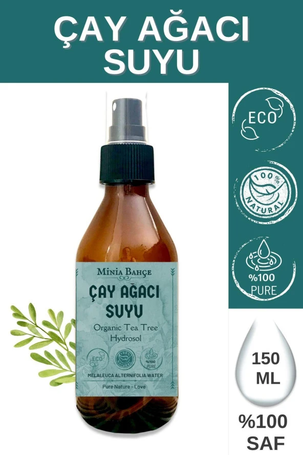 Organik Çay Ağacı Suyu-%100 Doğal Hidrosol, 150ml