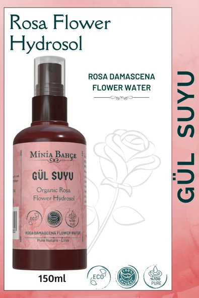 Gül Suyu %100 Doğal, Yağlı, 150ml