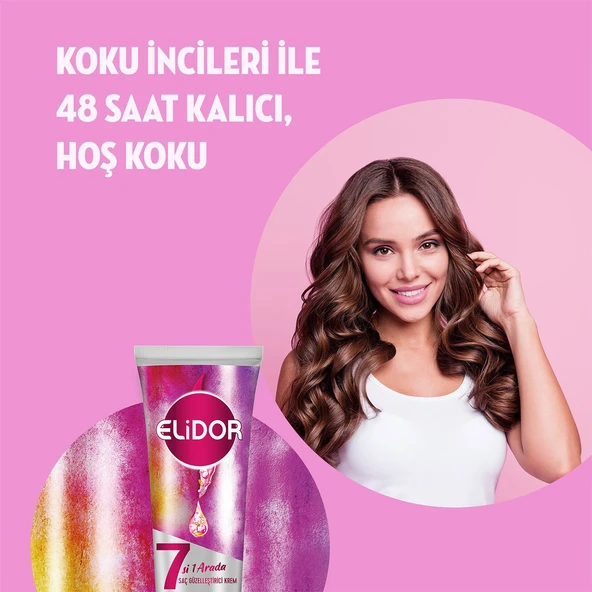 Elidor Saç Güzelleştirici Bakım Krem 7'si 1 Arada Durulanmaz 150 ml - Resim 4