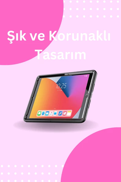 Qpen iPad Pro 11 inç (2020)  Uyumlu Hand Strap Tablet Kılıfı - Resim 8