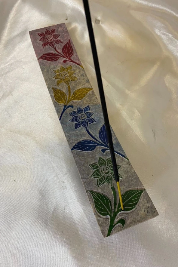 Hand Made El İşi Feng Shui Ejderha Yılı Obsidyen Taşı Çubuk Tütsülük Hayat Ağacı - Resim 2