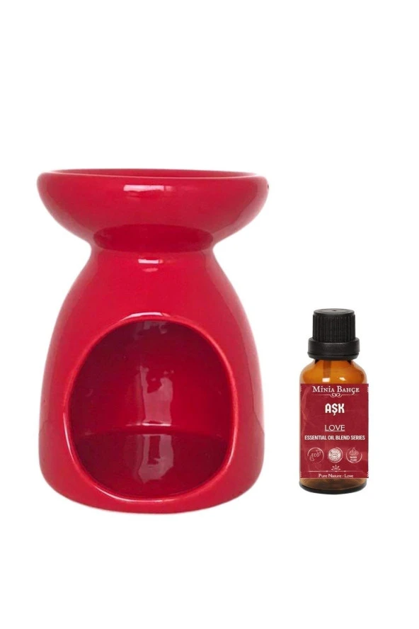 Aşk ( Love ) Uçucu Yağ Karışımı Özel Seri, 10 Ml Ve Buhurdanlık