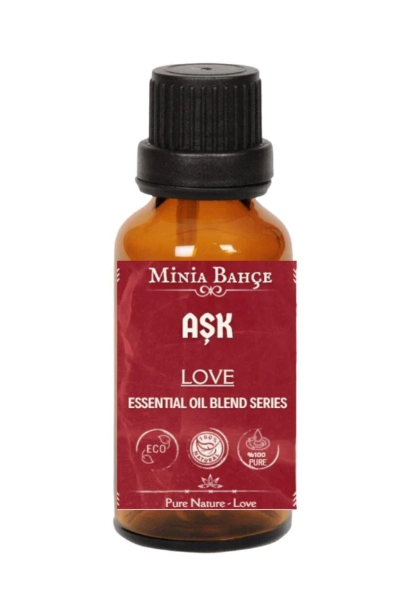 Aşk ( Love ) Uçucu Yağ Karışımı Özel Seri, 10 Ml Ve Buhurdanlık - 2