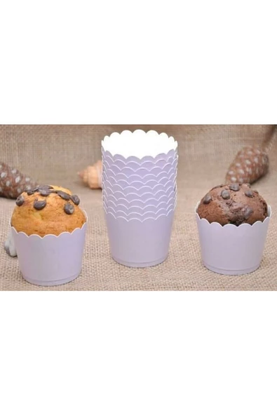 Makaron Mor Cupcake Kapsül 25 Adet