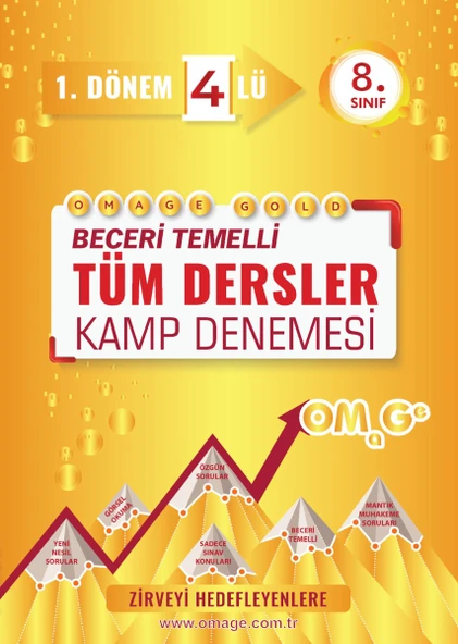 Omage Gold 4’Lü Tüm Dersler Kamp Denemesi Evdekal