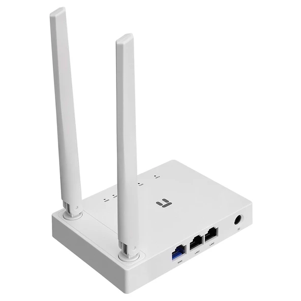 NETIS W1 300MBPS 2.4GHZ 1*WAN+2*LAN 2*5DBI ANTEN AP+REPEATER+WISP SMART KABLOSUZ ROUTER - 2