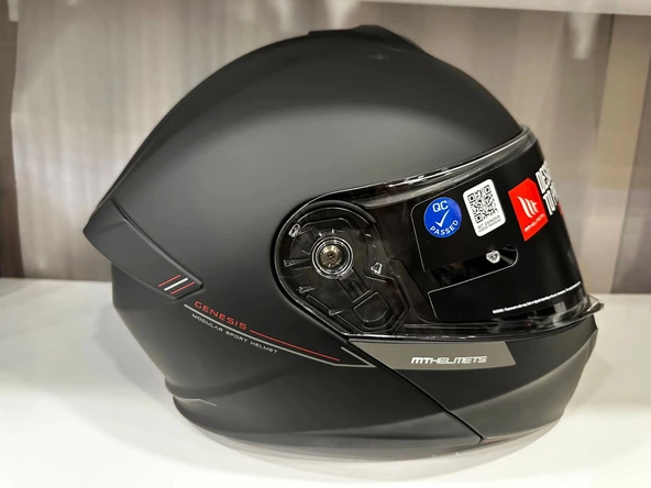 KASK MT GENESİS SV A2 ÇENE AÇILIR MAT SİYAH - 2