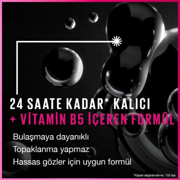 Maybelline New York Lash Sensatiol Forever Maskara - Siyah - 3