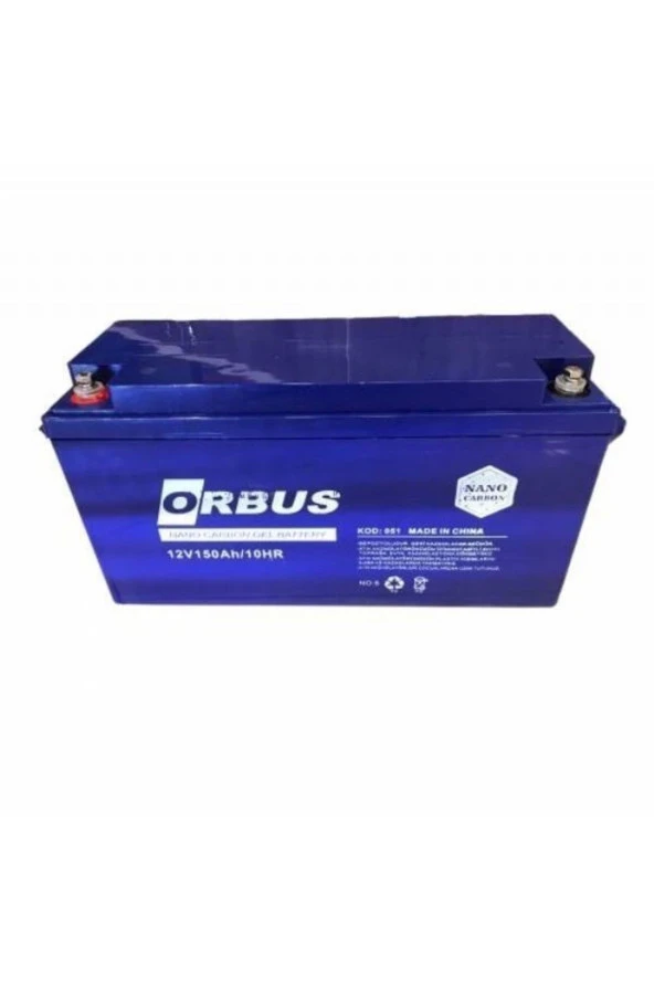 Orbus 12V 150Ah Jel Tip Akü 2024