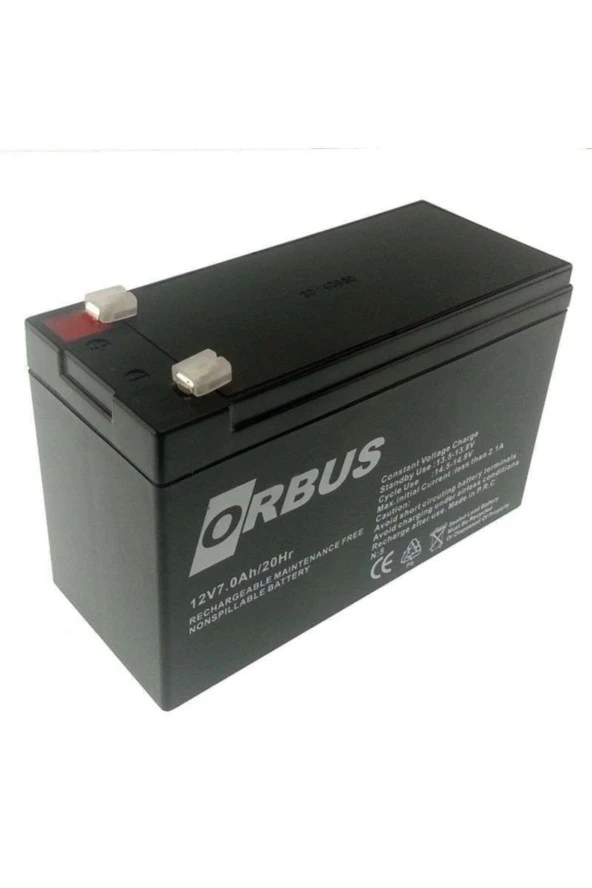 Orbus 12V 7Ah Kuru Tip Akü