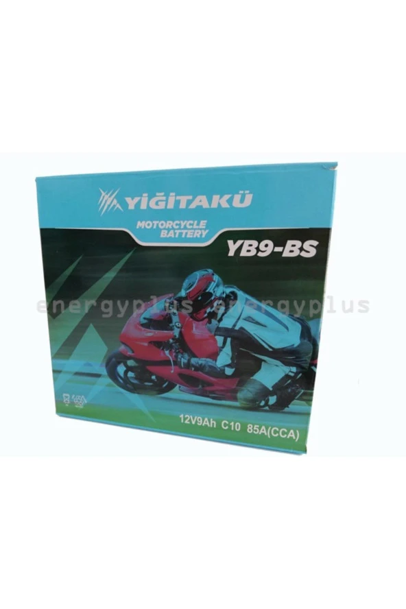 Yiğit 12V 9 Ah Motosiklet Motorsiklet Aküsü Yb9-Bs Akü