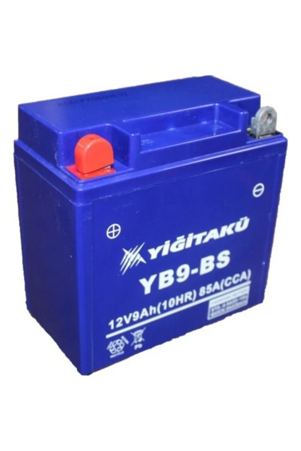 Yiğit Akü 12 V 9 Ah Yb9-Bs Motorsiklet Aküsü Yiğityb9 (Yüksek Akü)