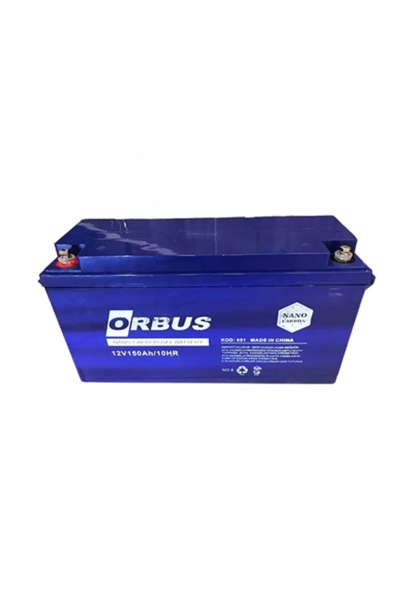 Orbus 12 V 150 Ah Karbon Jel Akü 2024