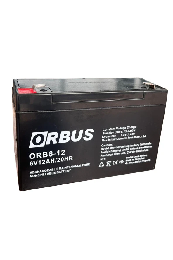 Orbus 6V 12Ah Akü Akülü Çocuk Araçları Pilsan