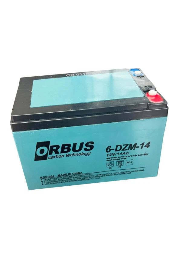 Orbus 12V 14Ah 4'Lü Set Jel Motosiklet Aküsü 2024 Üretim - 2