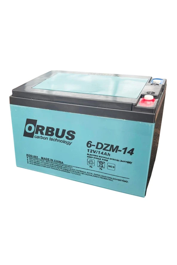 Orbus 12V 14Ah 4'Lü Set Jel Motosiklet Aküsü 2024 Üretim - 4