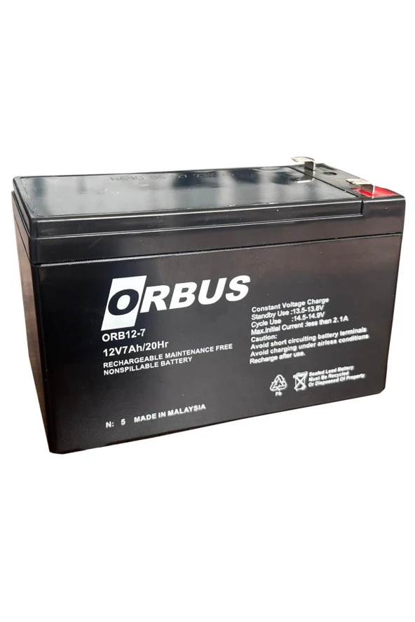 Orbus 12V 7Ah Akü Akülü Çocuk Araçları Pilsan