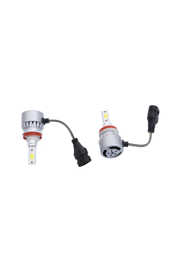 NiCe Shop H11 Hunter New Serisi Led Xenon Uzun-kısa Beyaz-8800 Lümen Şimşek Etkili 6000k - 2