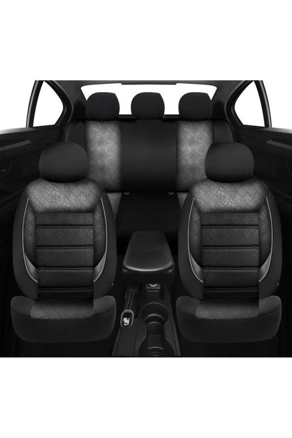 NiCe Shop Seat Ibiza Uyumlu Koltuk Kılıfı Scorpion - Siyah - 1