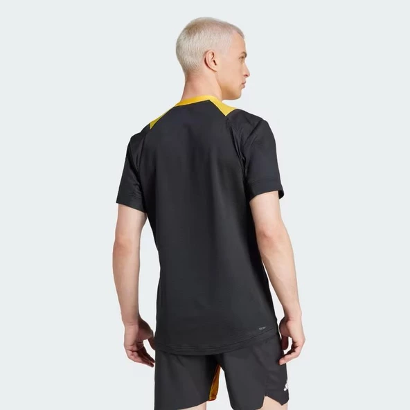 Adidas IS8972 Tennis Heat.Rdy Pro Freelift 3d Rib Erkek Sarı Tişört - 2