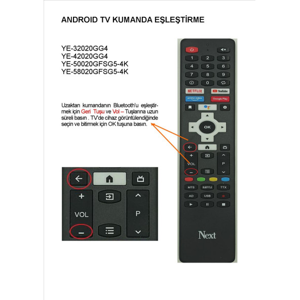 Next Android Tv Ses Kumutlu Kumanda - 2