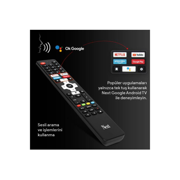 Next Android Tv Ses Kumutlu Kumanda - 3