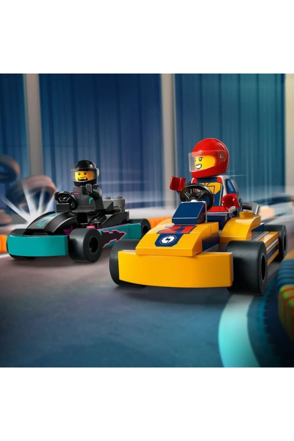 ® City Go-Kartlar ve Yarış Sürücüleri 60400 - Yaratıcı Oyuncak Yapım Seti (99 Parça) - 4