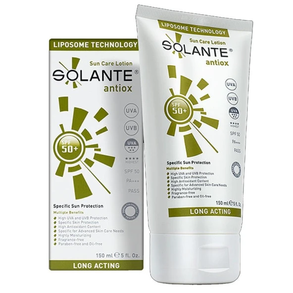 Solante Antiox Sun Care Losyon SPF50 150 ml