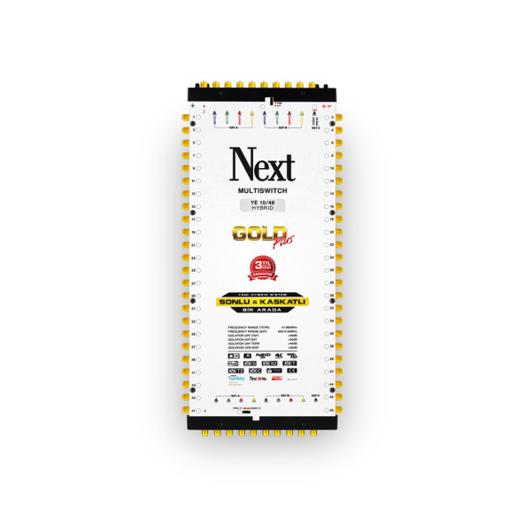 Next YE-10/48 Hybrid Uydu Santral Sonlu Kaskatlı Multiswitch - 3