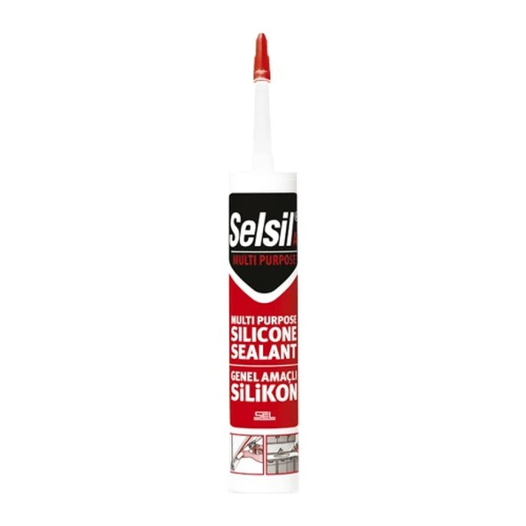 Selsil Genel Amaçlı Silikon Kahverengi 322 Gr. - 280 Ml.