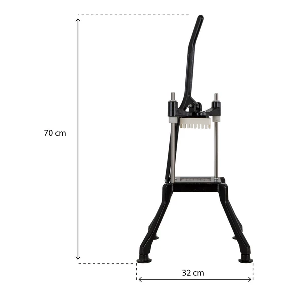 Parmak Profesyonel Patates Dilimleme Makinesi Manuel 9 x 9 mm - 7