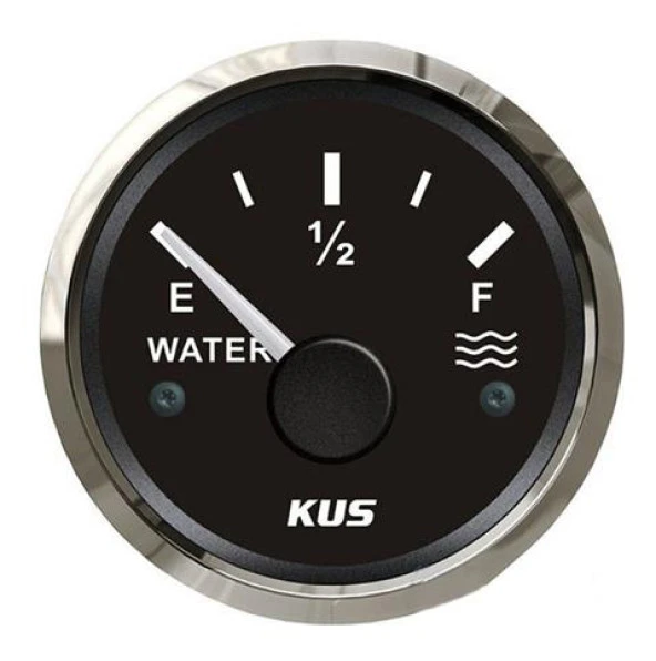 KUS Su Göstergesi 12-24V 0-190 Ohm Siyah