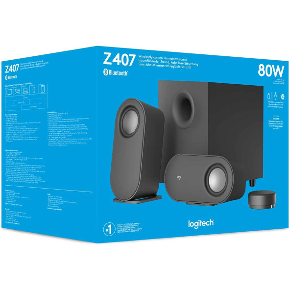 Logitech Z407 2+1 80 W Kablosuz Hoparlör OUTLET - 2