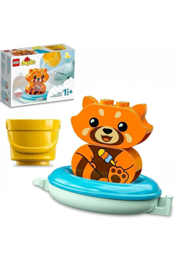 ® DUPLO® İlk Banyo Zamanı Eğlencesi: Yüzen Kırmızı Panda 10964 Yapım Oyuncağı (5 Parça)