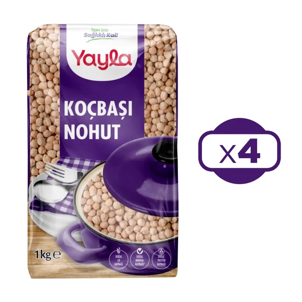 Yayla Koçbaşı Nohut 1000 Gr x 4 Adet - 2