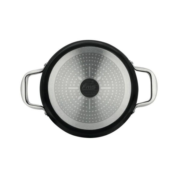 FMS Karam İndüksiyon Titanyum 26 Cm Basık Tencere - 2