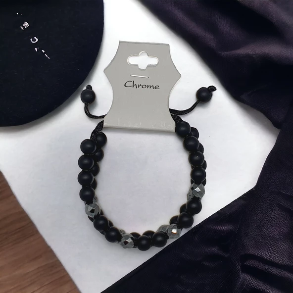 Doğal Taşlı Unisex Kadın/Erkek Bileklik - 1