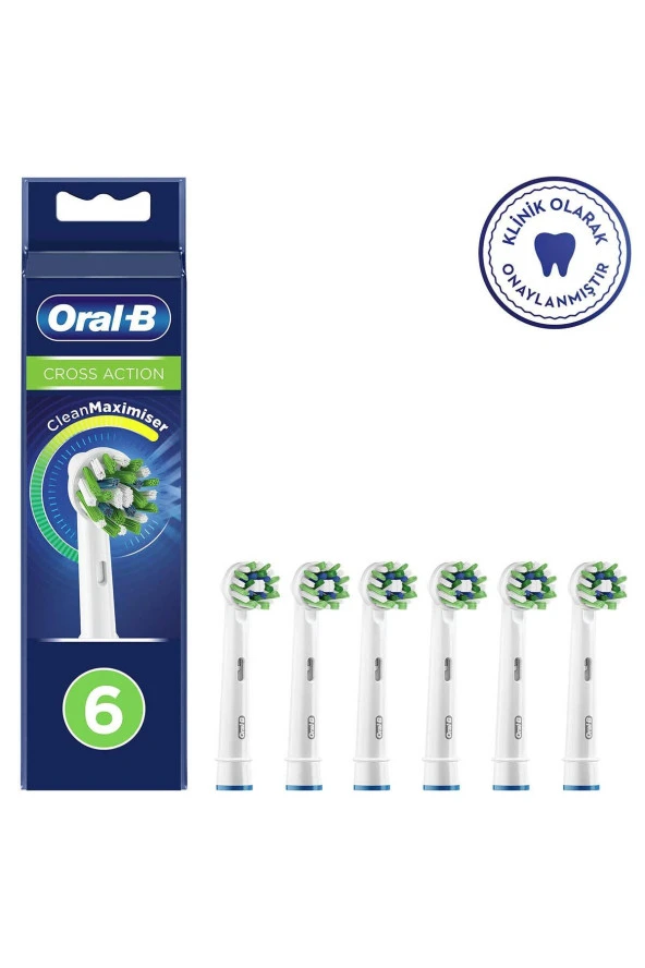 Oral-B Cross Action 6’lı Cleanmaximizer Teknolojil