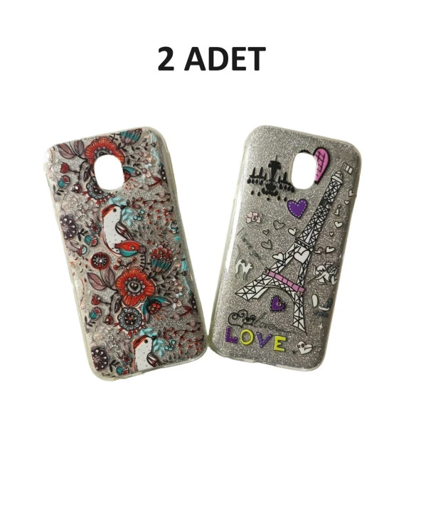 Cda Store Galaxy J330 Uyumlu Silikon Telefon Kılıfı 2 ADET