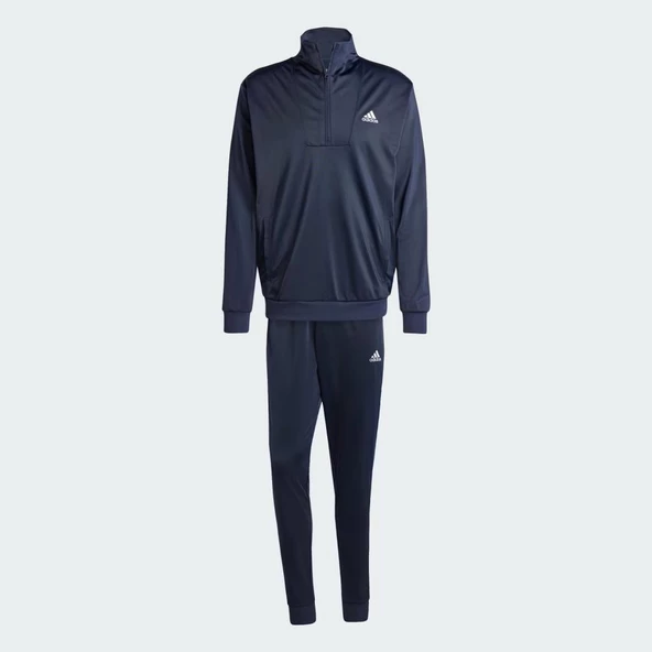 Adidas IR8205 Small Logo Tricot Track Suit Erkek Siyah Eşofman Takımı - 6
